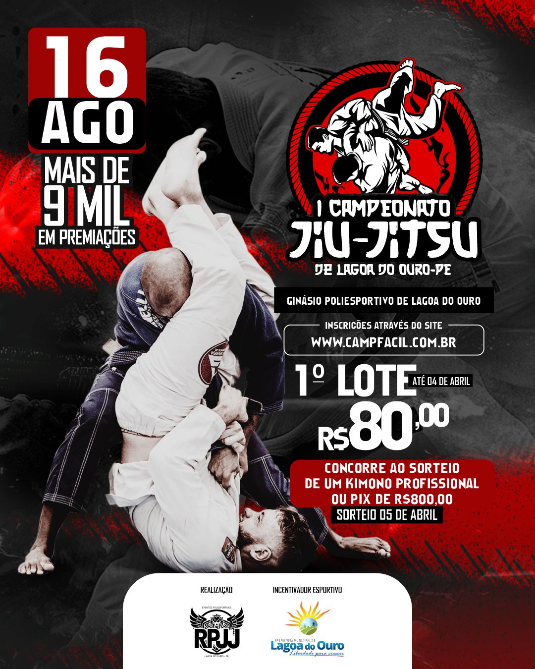 CAMPEOANTO DE JIU JITSU DE LAGOA DO OURO