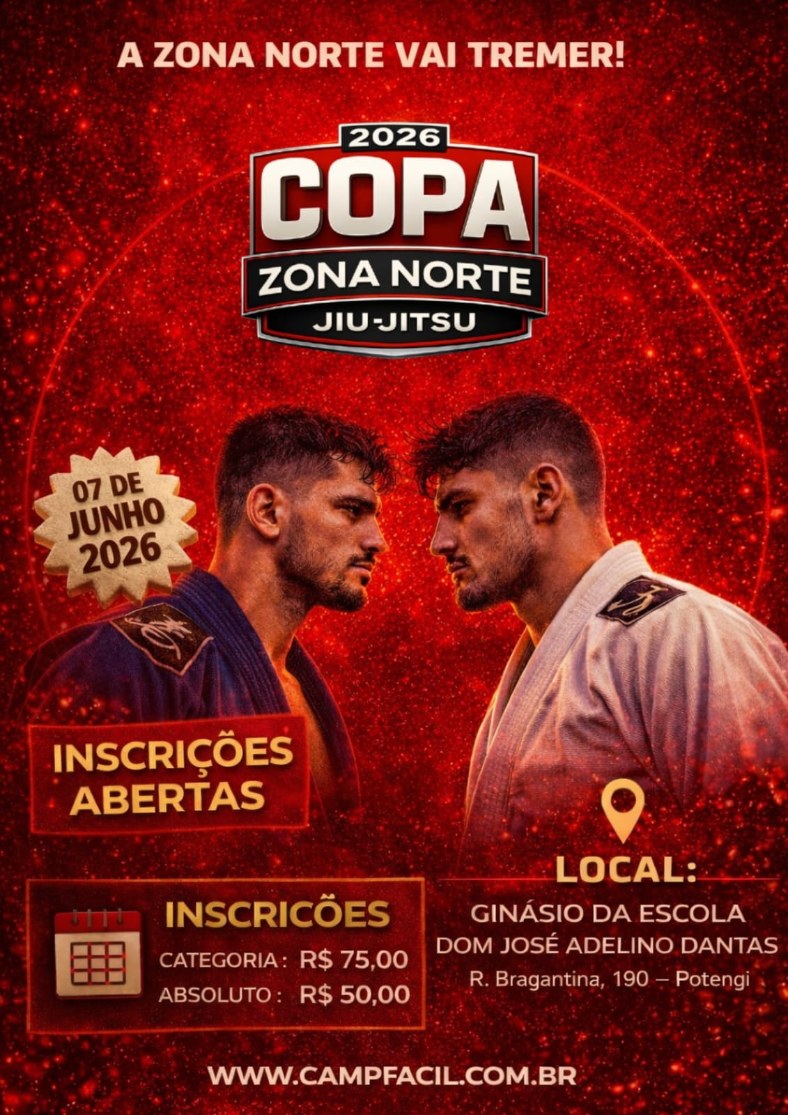 COPA ZONA NORTE DE JIU JITSU 2026
