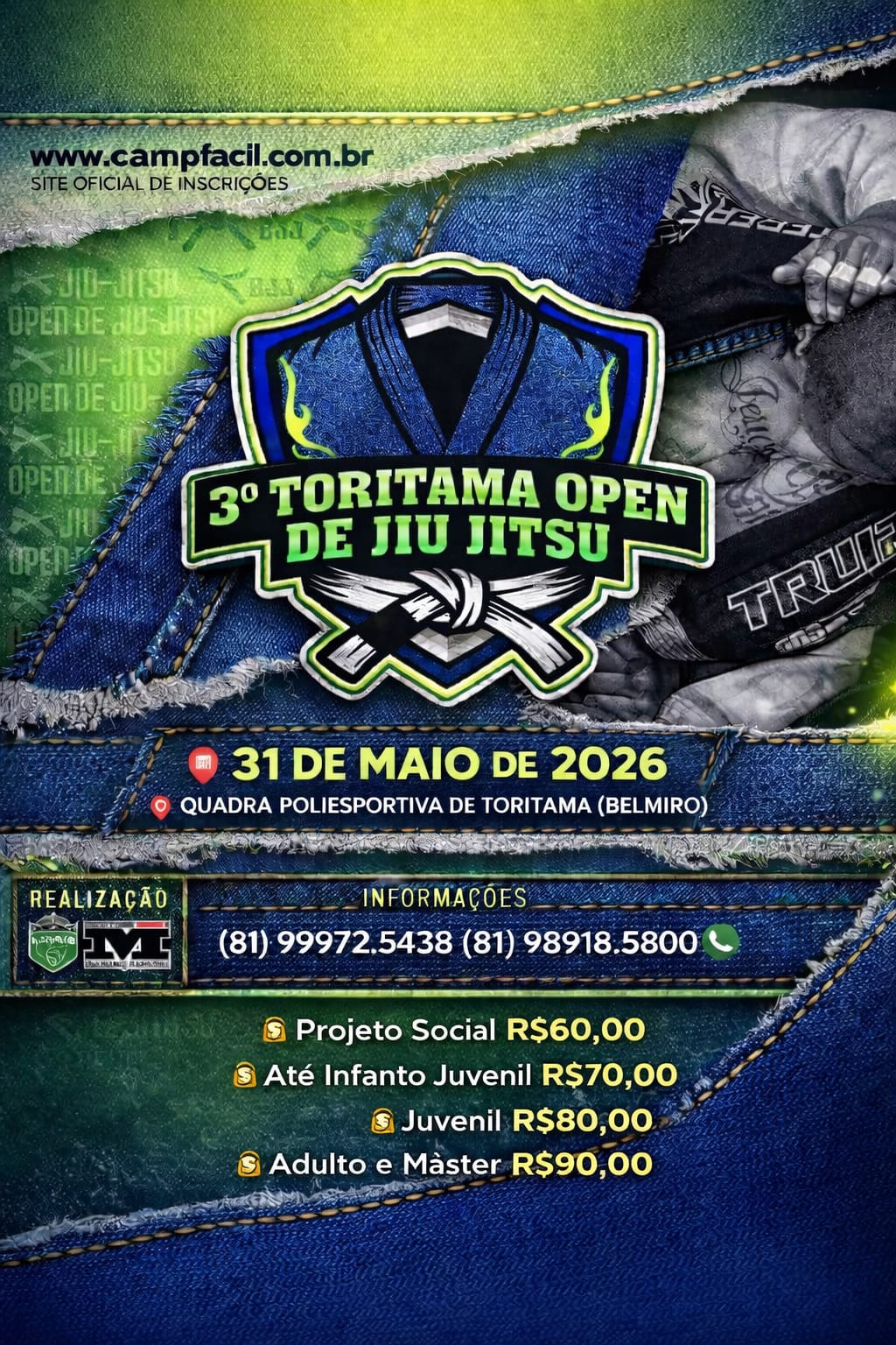 3º TORITAMA OPEN DE JIU JITSU 2026