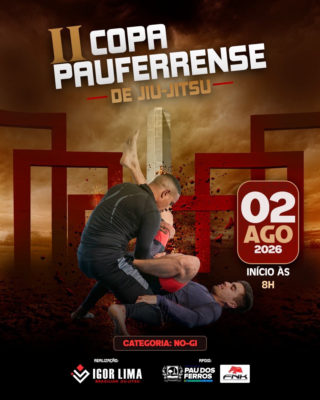 2º COPA PAUFERRENSE NOGI 2026