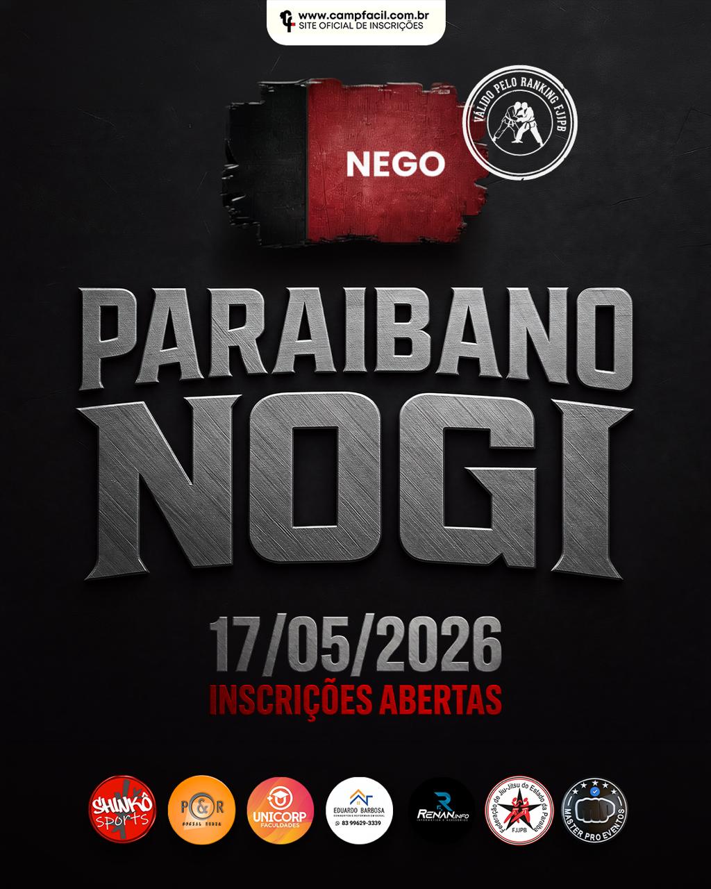 PARAIBANO NOGI 2026