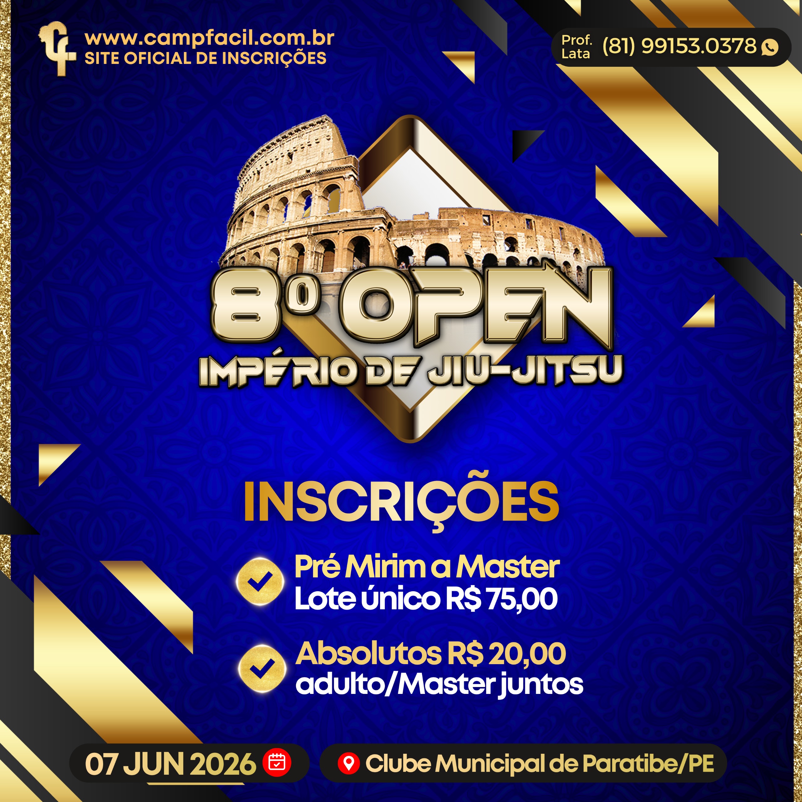 8º OPEN IMPERIO 2026