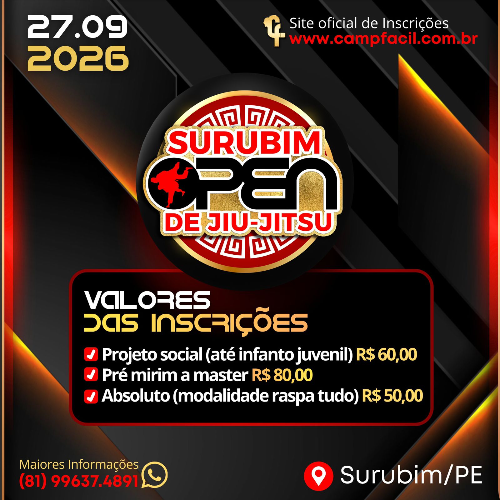 SURUBIM OPEN DE JIU JITSU // 2026