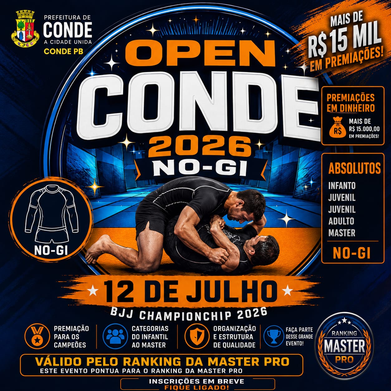 4º OPEN CONDE NOGI // 2026