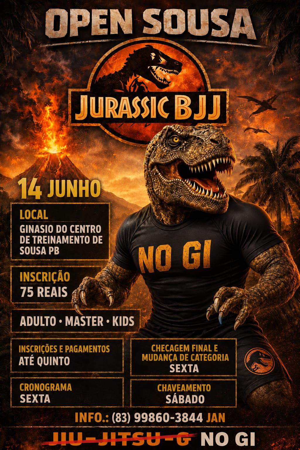 OPEN SOUSA JURASSICA BJJ NOGI// 2026