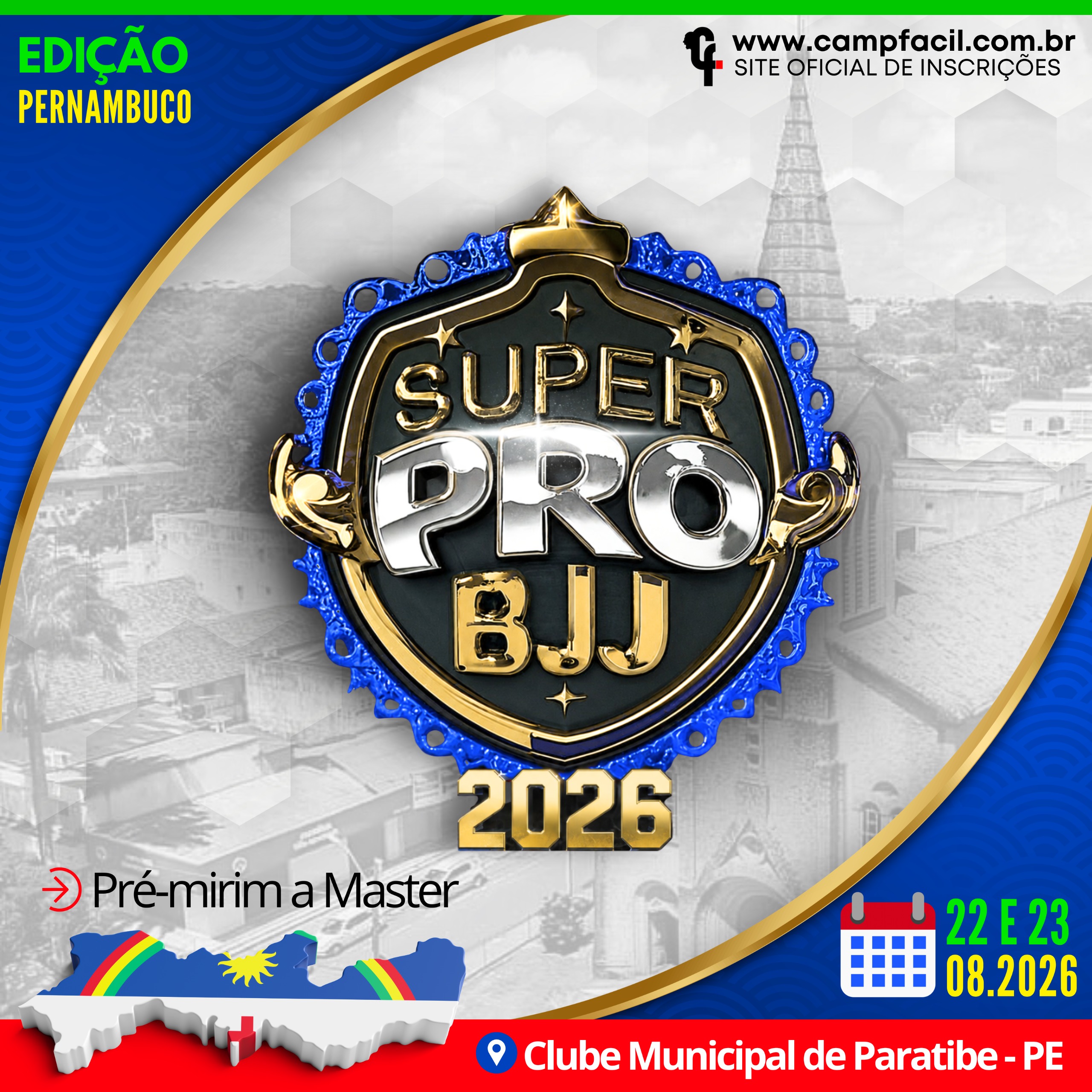 SUPER PRO BJJ PE KIDS A MASTERS 2026