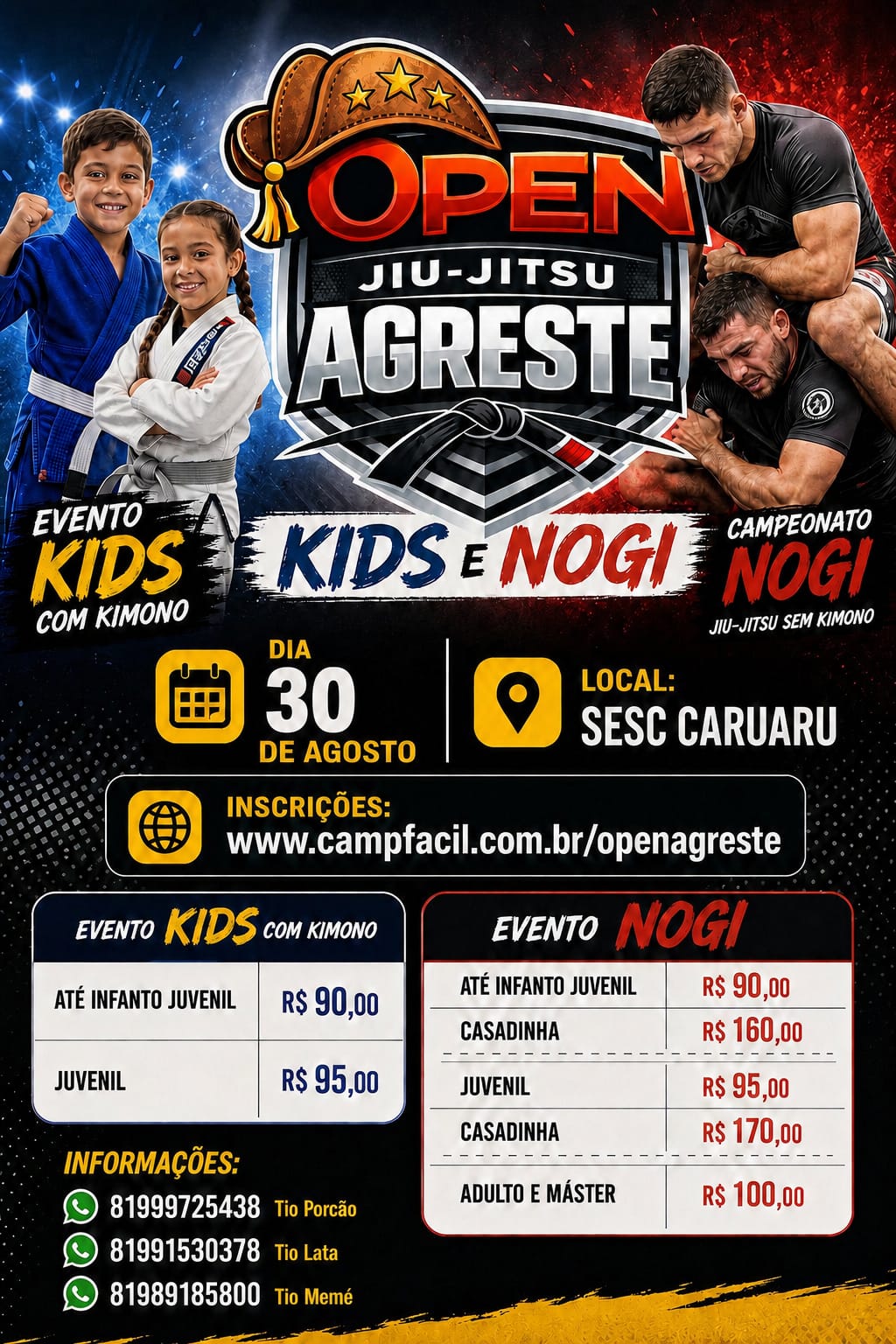OPEN AGRESTE KIDS 2026