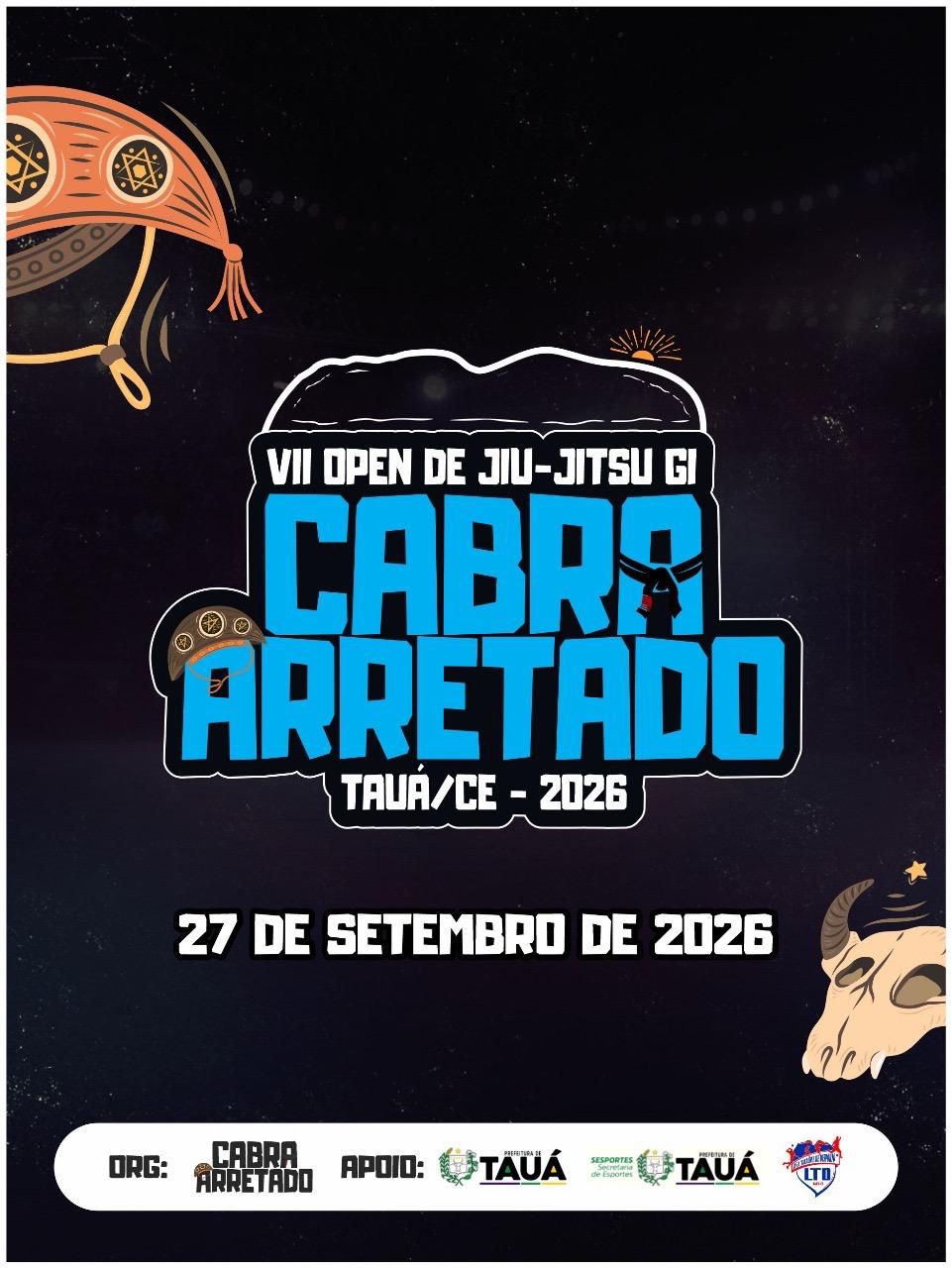 OPEN CABRA ARRETADO GI 2026