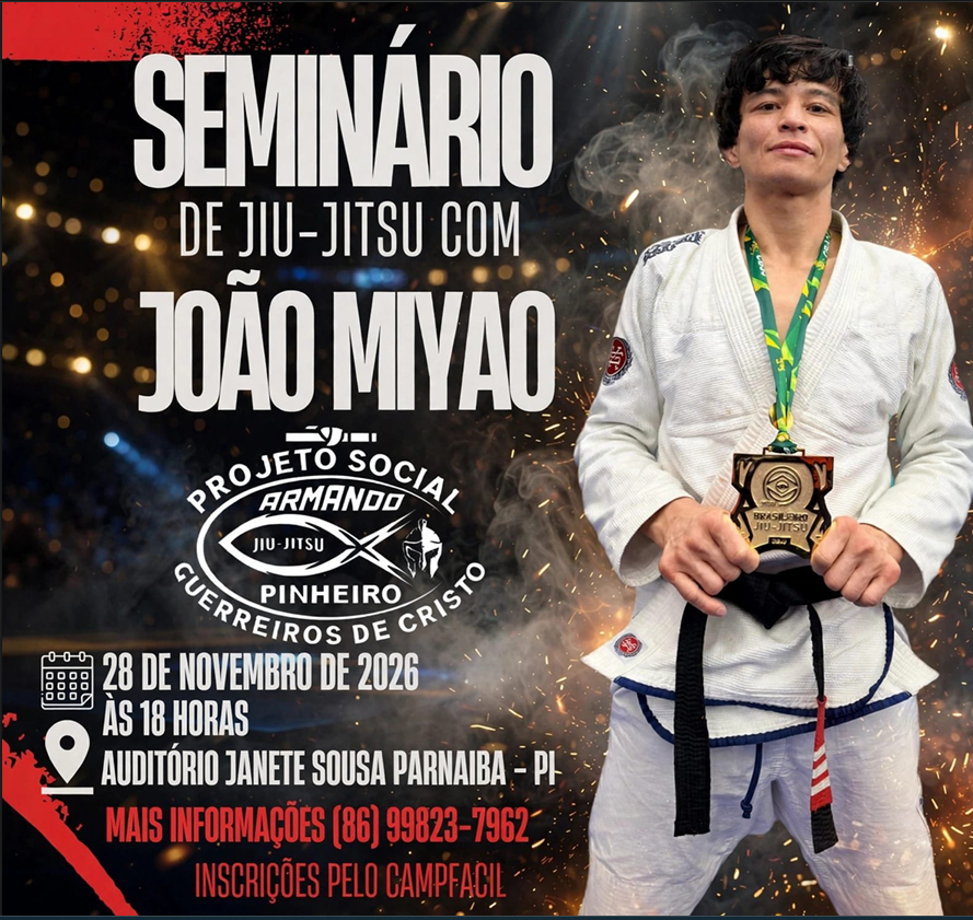 SEMINARIO DE JIU JITSU COM JOÃO MIYAO 2026