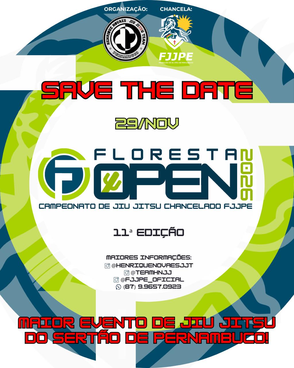FLORESTA OPEN DE JIU JITSU 2026