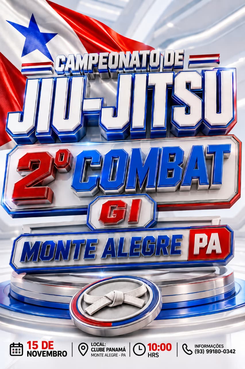 2º COMBAT DE JIU JITSU MONTE ALEGRE GI 2026