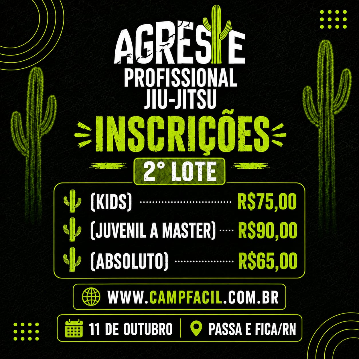 CAMP AGRESTE PROFISSIONAL 2026