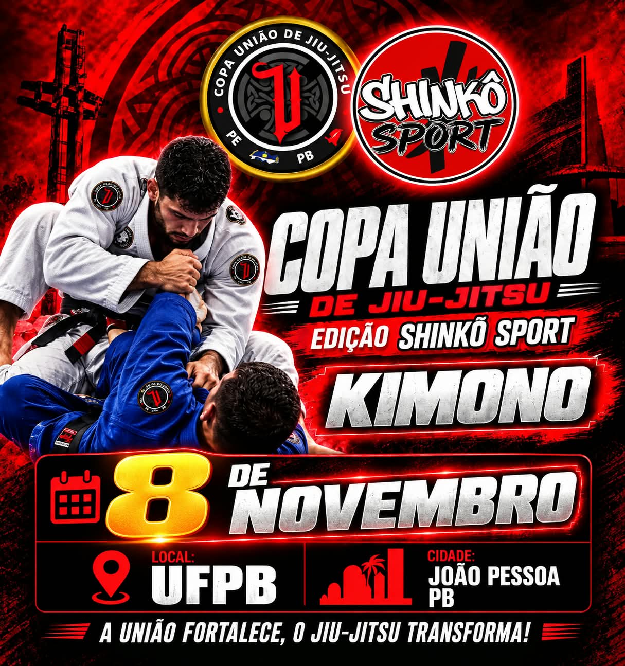 COPA UNIÃO DE JIU JITSU GI EDICAO SHINKO