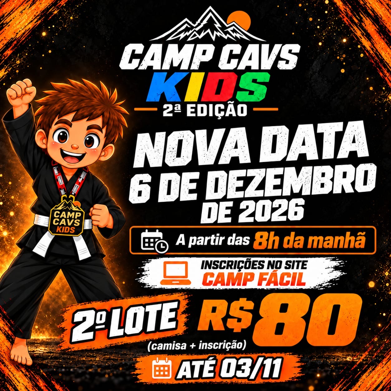 2º FESTIVAL BJJ KIDS – CAVS BJJ 2026